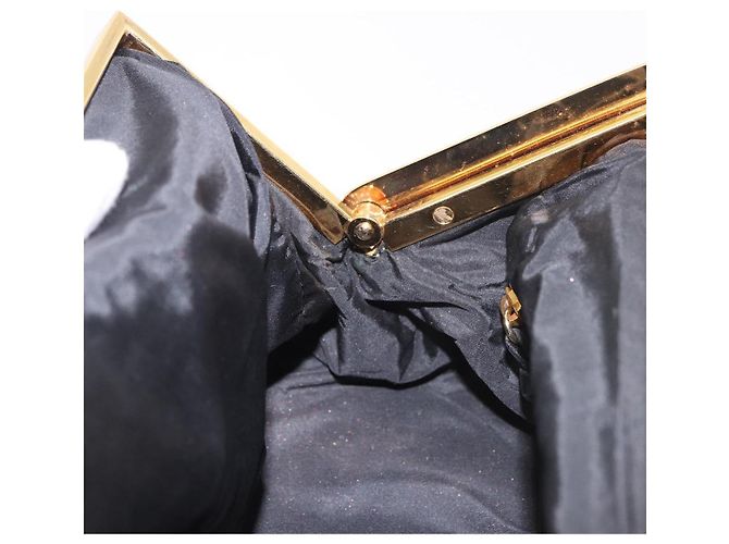 Pochette in Pelle Miu Miu Verde Oro Auth bs35699A D'oro - vista 20