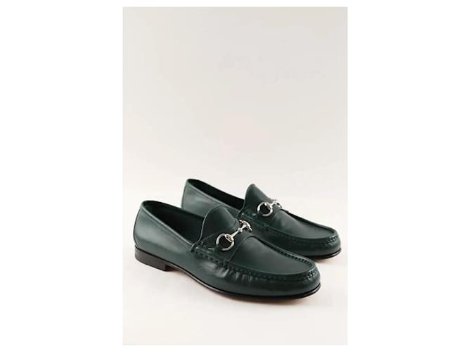Gucci Mocassini verdi Verde - vista 3