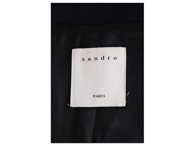 Sandro Cappotto blu navy - vista 5