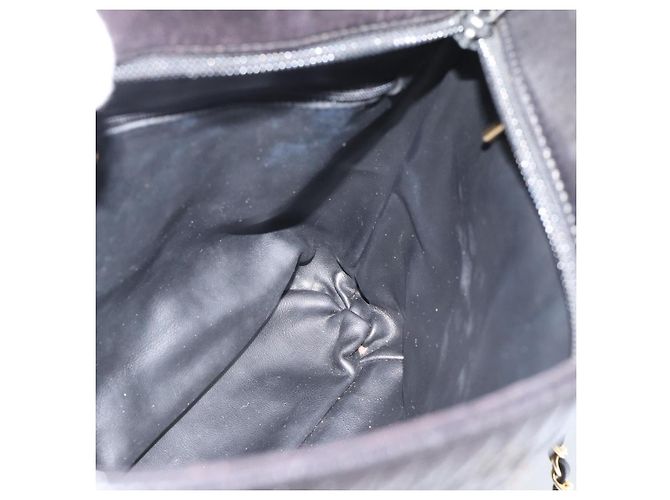 BALLY Chain Shoulder Bag Leder Schwarz Gold Auth 188542 Golden - Ansicht 19