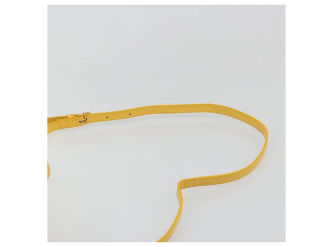 Borsa a mano Gianni Versace in pelle 2way Yellow Gold Auth BA13518 D'oro Giallo - vista 16