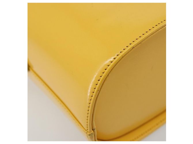 Borsa a mano Gianni Versace in pelle 2way Yellow Gold Auth BA13518 D'oro Giallo - vista 18