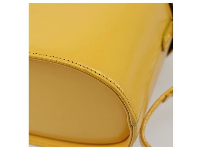 Borsa a mano Gianni Versace in pelle 2way Yellow Gold Auth BA13518 D'oro Giallo - vista 19