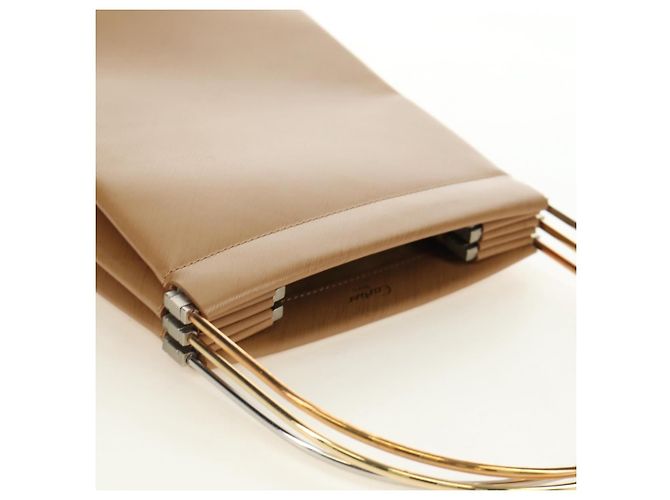 Borsa CARTIER in pelle beige oro Auth 185857M D'oro - vista 14