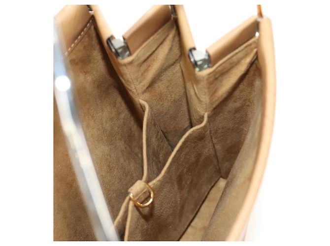 Borsa CARTIER in pelle beige oro Auth 185857M D'oro - vista 24