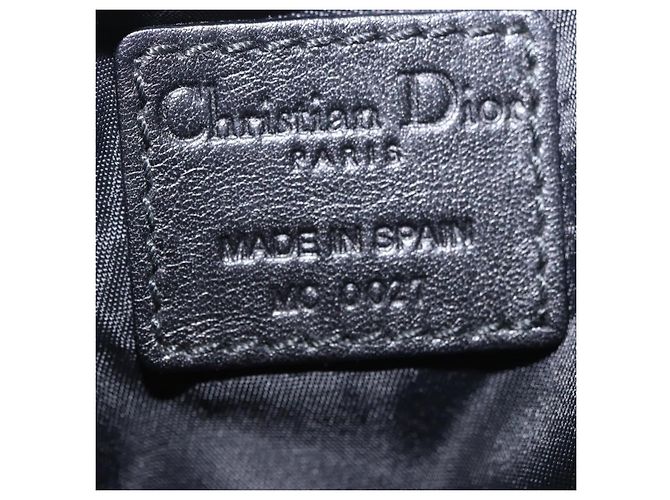 Marsupio Christian Dior Trotter Canvas Nero Argento 188383V - vista 12