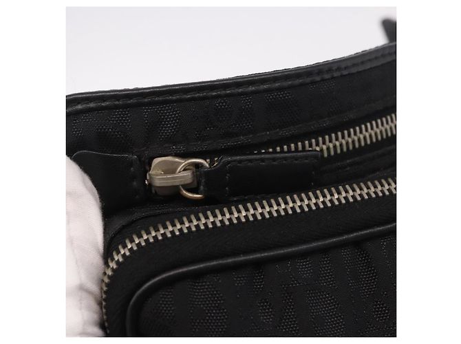 Marsupio Christian Dior Trotter Canvas Nero Argento 188383V - vista 18