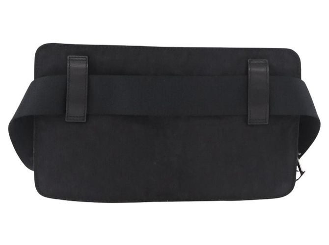 Marsupio Christian Dior Trotter Canvas Nero Argento 188383V - vista 2