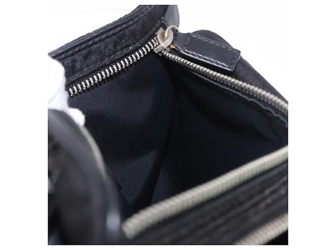 Marsupio Christian Dior Trotter Canvas Nero Argento 188383V - vista 20