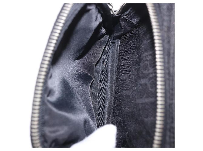 Marsupio Christian Dior Trotter Canvas Nero Argento 188383V - vista 22