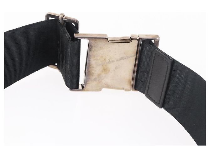 Marsupio Christian Dior Trotter Canvas Nero Argento 188383V - vista 9