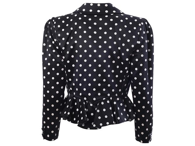 Blazer corto Valentino Night Polka Dot Negro - vista 3