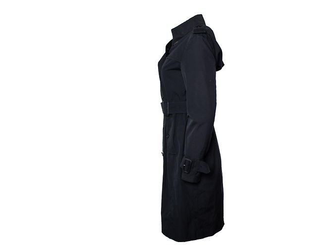 Burberry, trenchcoat nero - vista 2