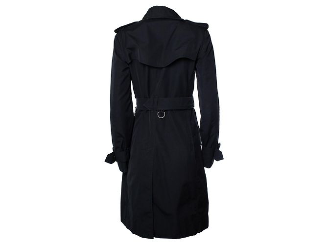Burberry, trenchcoat nero - vista 3