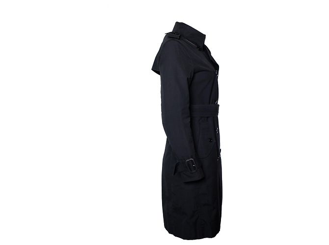 Burberry, trenchcoat nero - vista 4