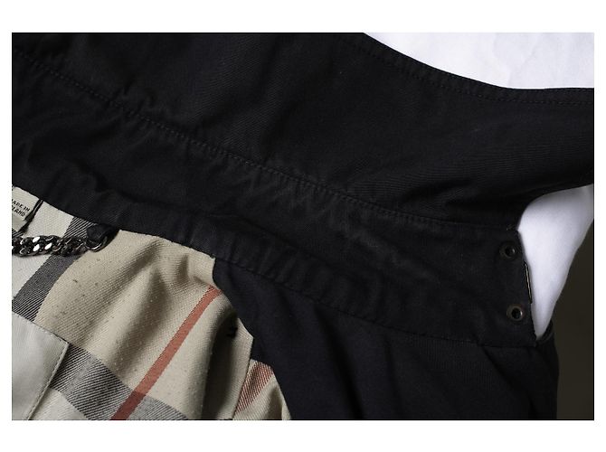 Burberry, trenchcoat nero - vista 8