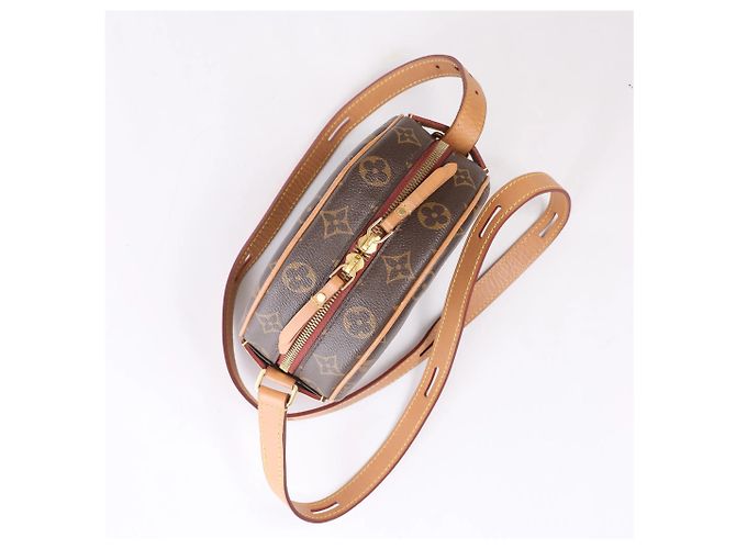 Borsa a tracolla Louis Vuitton Boite Chapeau Souple PM Monogram Marrone M45578 - vista 12