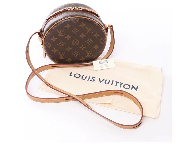 Borsa a tracolla Louis Vuitton Boite Chapeau Souple PM Monogram Marrone M45578 - vista 13