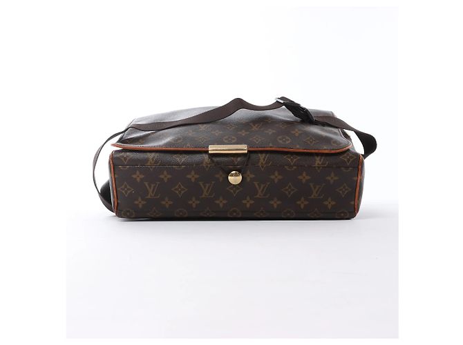 Borsa a tracolla Louis Vuitton Abbesses in tela Monogram marrone M45257 - vista 6