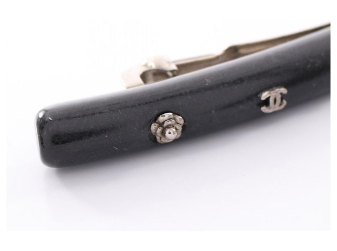 Ferretto Accessorio Chanel Coco Mark Camellia Nero Argento - vista 7