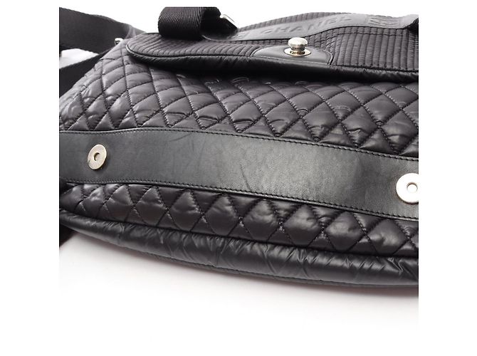 Borsa a tracolla Chanel Coco Mark Sport Line Nero - vista 10
