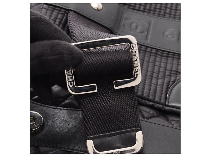 Borsa a tracolla Chanel Coco Mark Sport Line Nero - vista 14