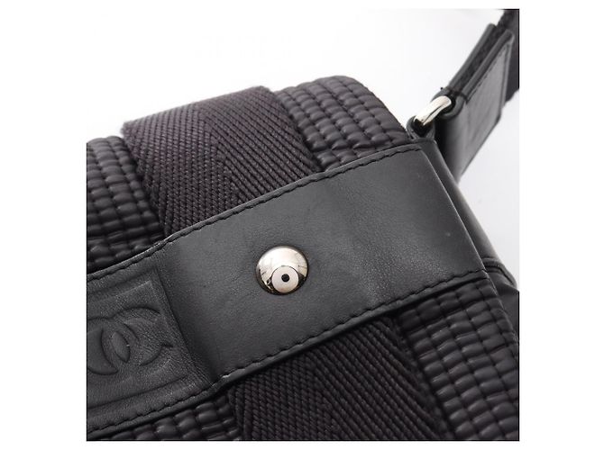Borsa a tracolla Chanel Coco Mark Sport Line Nero - vista 16