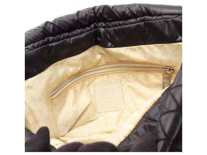 Borsa a tracolla Chanel Coco Mark Sport Line Nero - vista 8