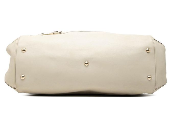 Gucci Guccissima Interlocking G Mayfair Tote Bag Beige - Ansicht 3
