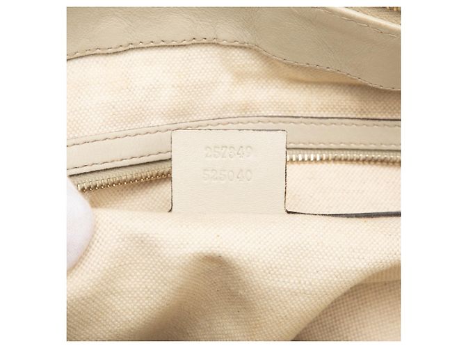 Gucci Guccissima Interlocking G Mayfair Tote Bag Beige - Ansicht 5