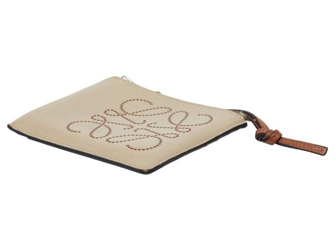 Tarjetero Anagram Loewe Castaño - vista 4