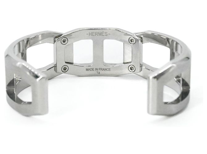 Hermès Hermes Tetris Armreif aus Silber - Ansicht 3