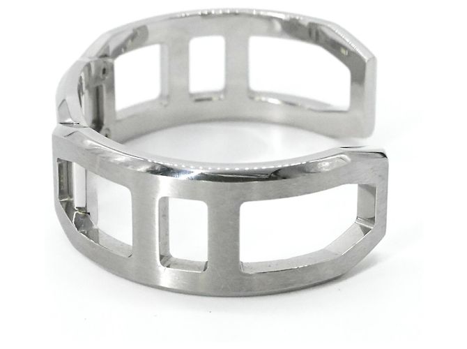 Hermès Hermes Tetris Armreif aus Silber - Ansicht 4