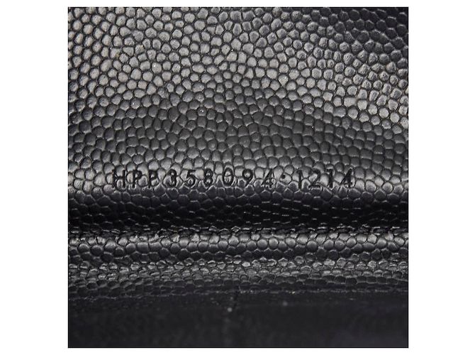 Portafoglio lungo con zip rotonda e logo monogramma YSL Saint Laurent Nero - vista 8