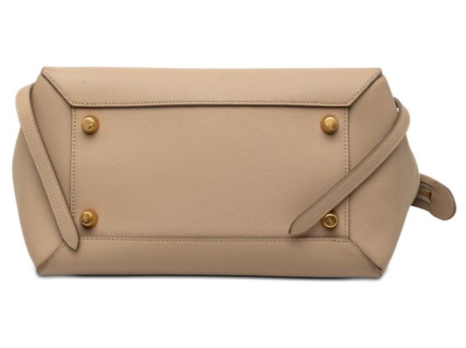 Céline Borsa Belt Celine in pelle beige - vista 3