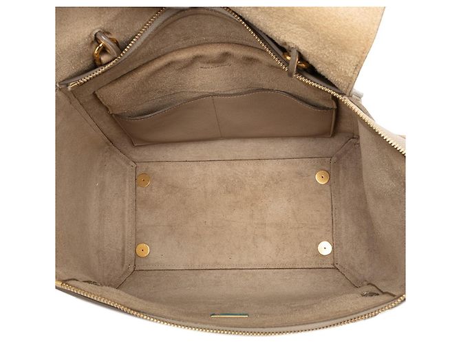 Céline Borsa Belt Celine in pelle beige - vista 5