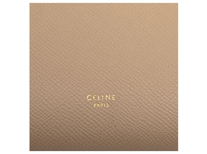 Céline Borsa Belt Celine in pelle beige - vista 6