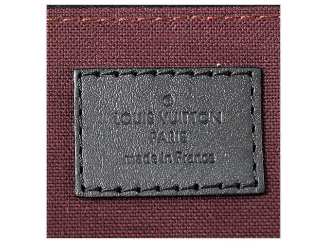 Mochila Louis Vuitton Monogram Macassar Parc Castaño Negro - vista 11