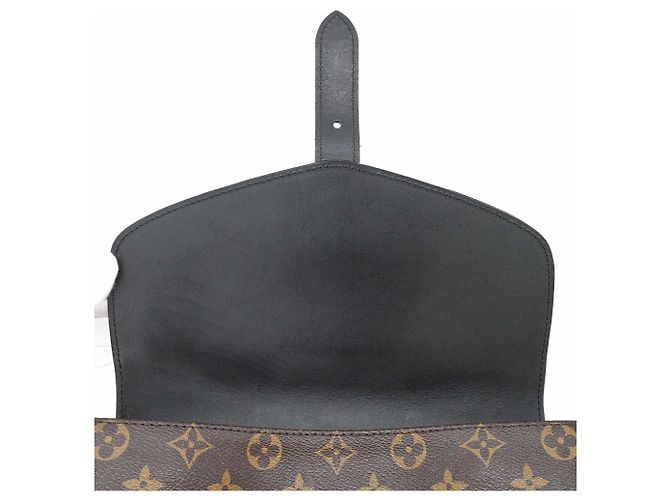 Mochila Louis Vuitton Monogram Macassar Parc Castaño Negro - vista 9