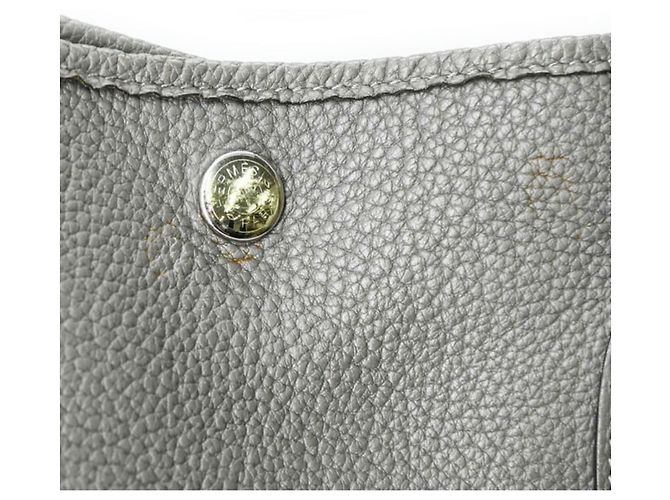 Hermès Borsa Tote Hermes Garden 36 PM Marrone - vista 9