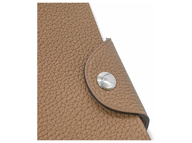 Hermès Protège-carnet Hermes Ulysses GM Beige Taupe - vue 13