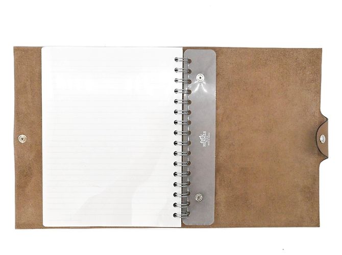 Hermès Protège-carnet Hermes Ulysses GM Beige Taupe - vue 9