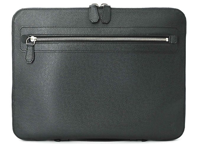 Clutch Louis Vuitton Taiga Vladimir Nero - vista 2