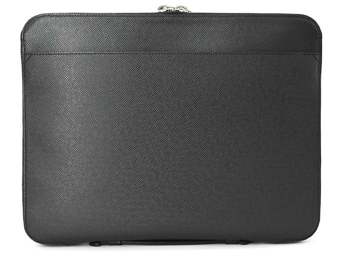 Clutch Louis Vuitton Taiga Vladimir Nero - vista 3
