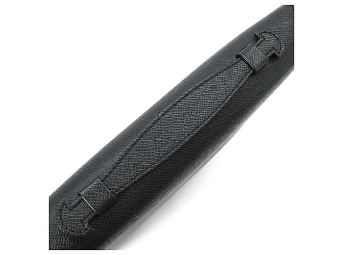 Clutch Louis Vuitton Taiga Vladimir Nero - vista 9