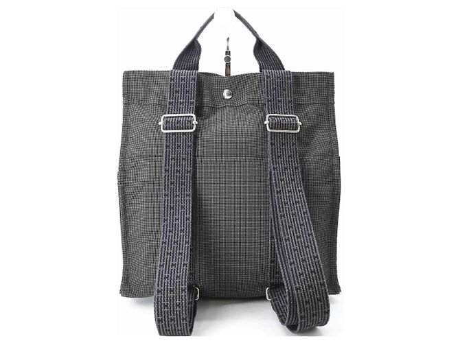 Hermès Hermes Herline Ad MM Rucksack Grau Braun - Ansicht 2