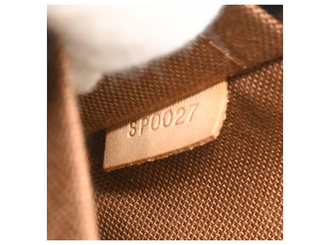 Pochette Monogram Louis Vuitton Castaño Monograma - vista 10