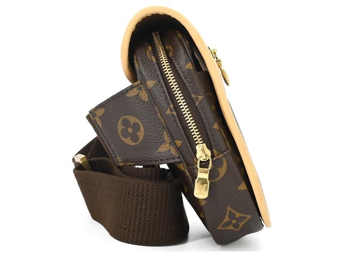 Pochette Monogram Louis Vuitton Castaño Monograma - vista 3