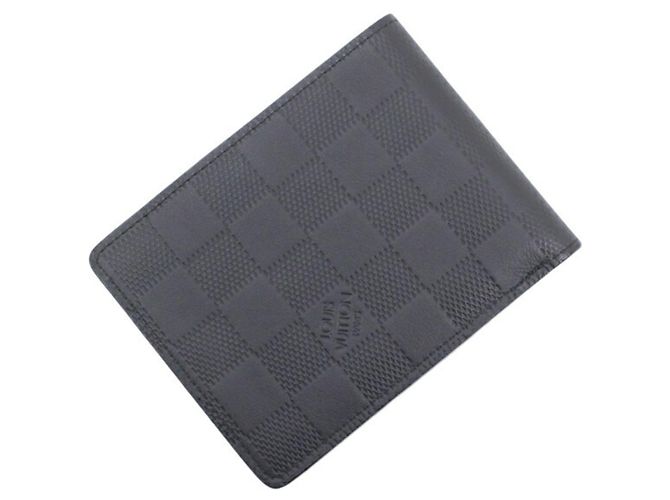 Louis Vuitton Bi-Fold Wallet in Damier Infini Black - view 2