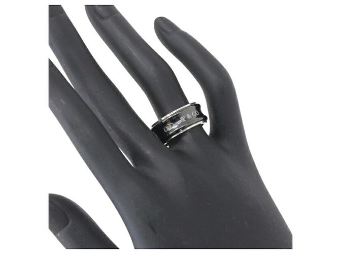 Tiffany & Co. 1837 Silberring in Schwarz - Ansicht 10